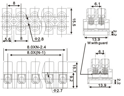 【優(yōu)質(zhì)GSS100帶彈片貫通式接線端子】價(jià)格,廠家,圖片,連接器,慈溪市逍林潤豐模具加工店-