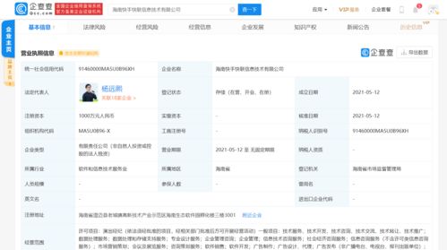 快手生態(tài)再擴(kuò)張 關(guān)聯(lián)公司新設(shè)信息技術(shù)子公司，加碼數(shù)據(jù)服務(wù)賽道